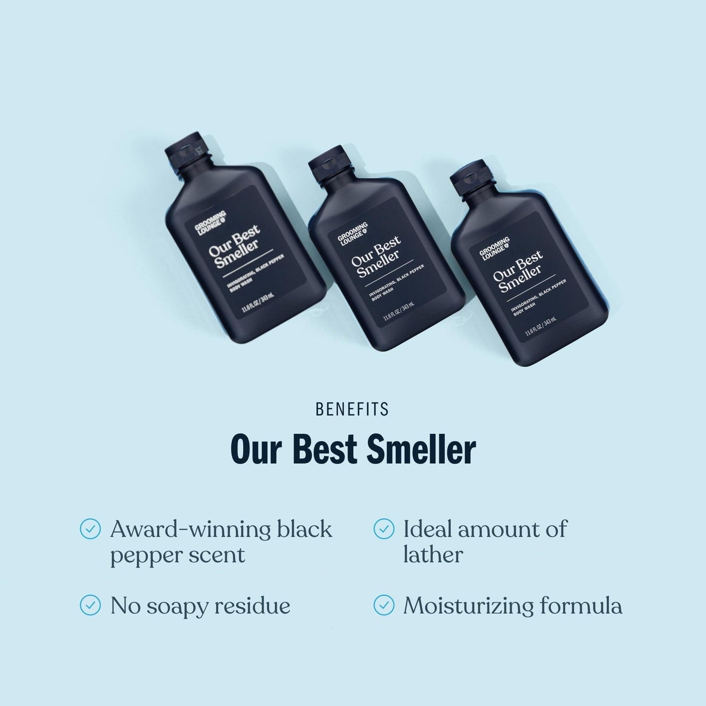 Grooming Lounge Our Best Smeller Body Wash - Black Pepper Body Cleanser