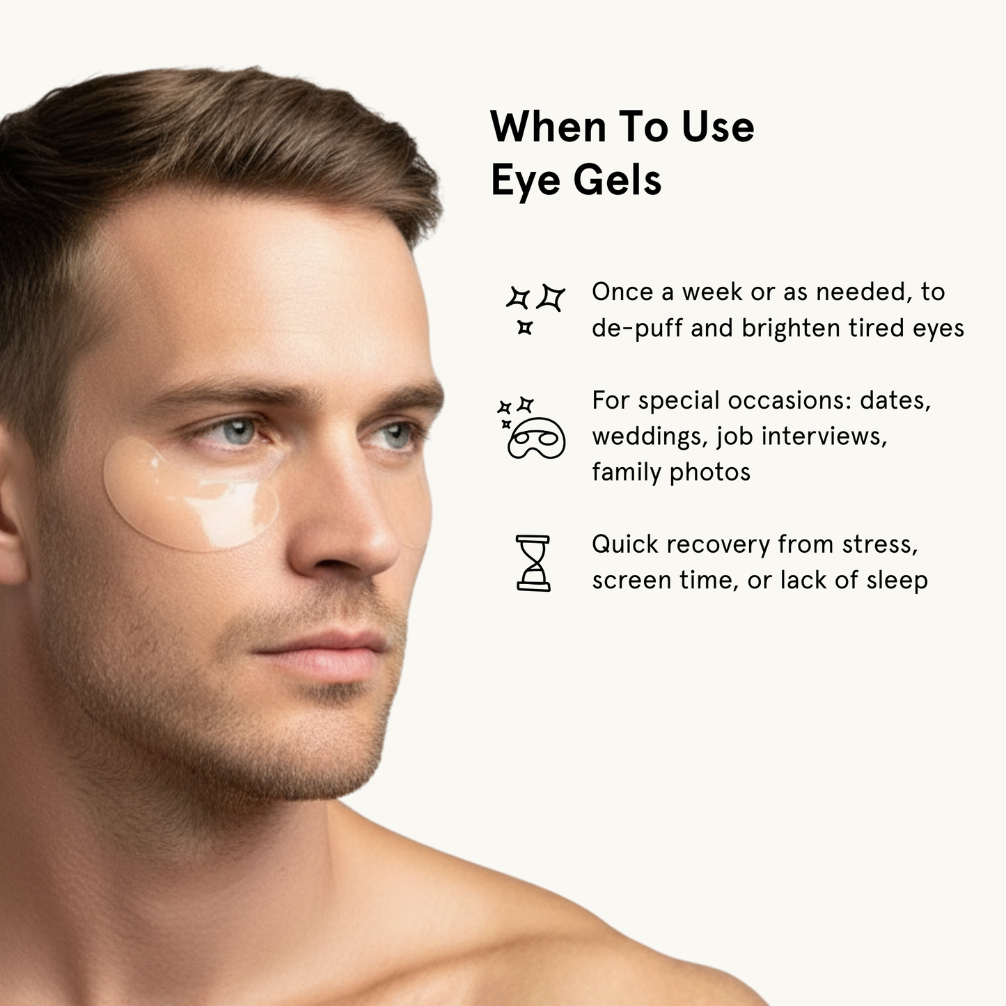Jaxon Bro Mask Eye Gels - Cooling Eye Gels (6 Pack)