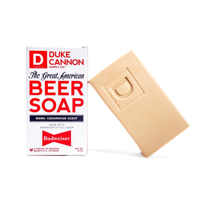 Duke Cannon The Great American Beer Soap - Made With Budweiser