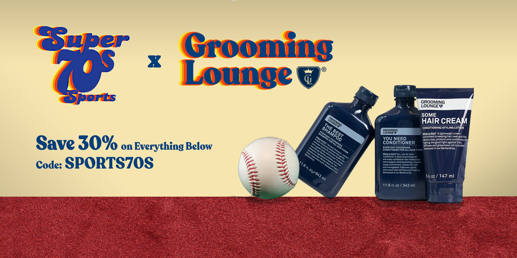 Super 70s + Grooming Lounge 30% Offer