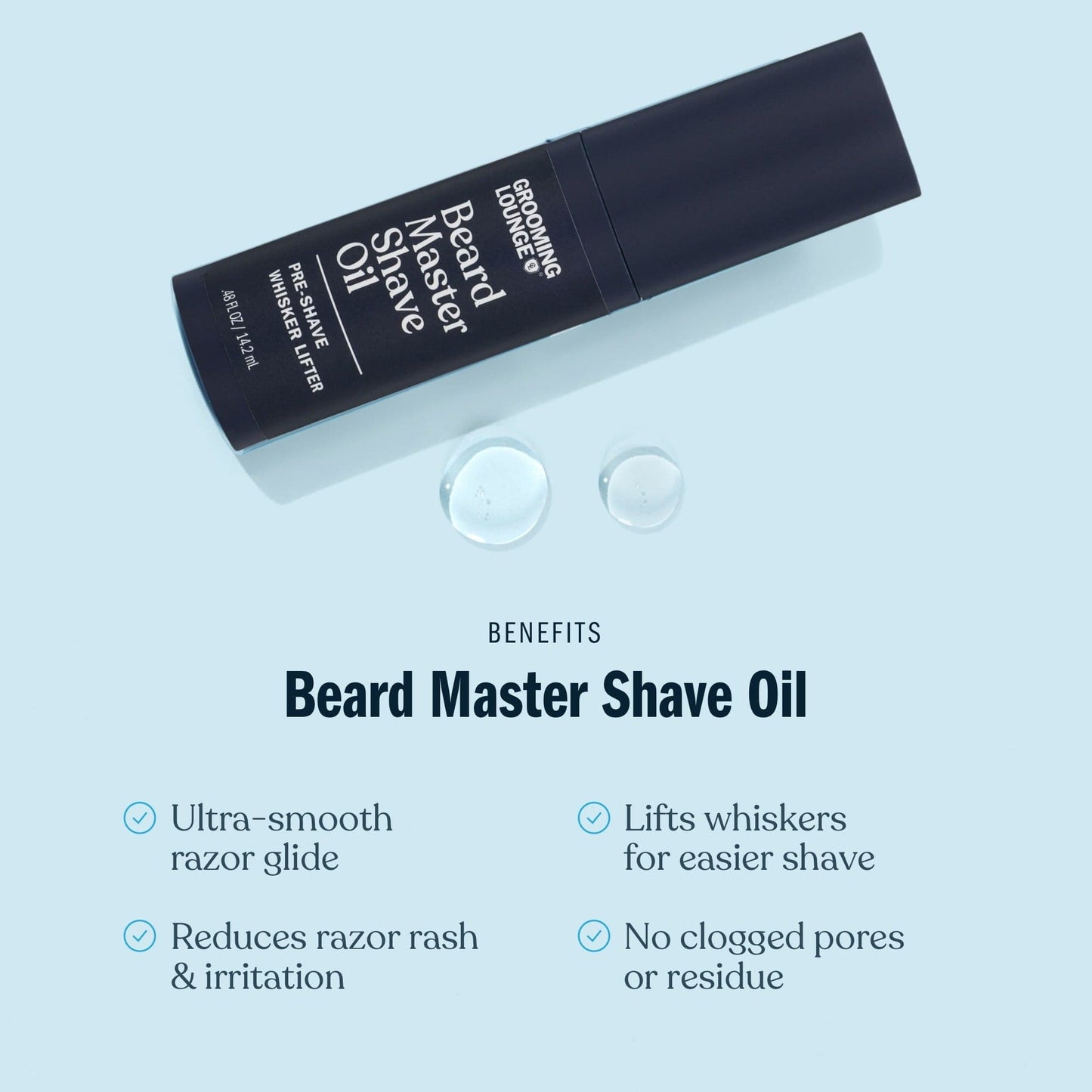 Grooming Lounge Beard Master Shave Oil - Best Shave Oil For Men