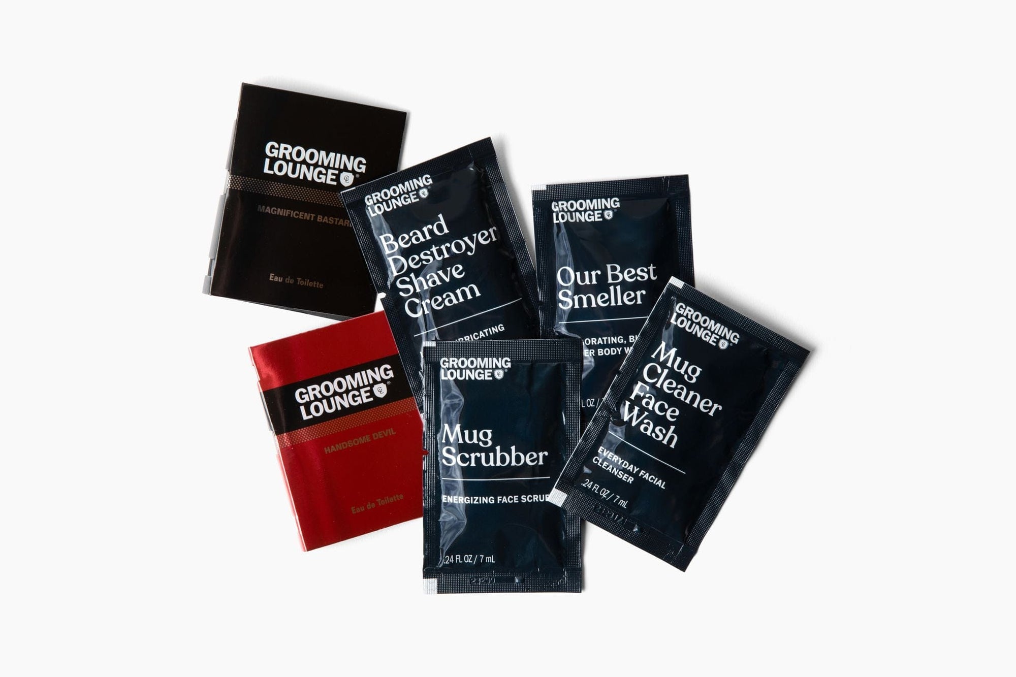 Free Grooming Lounge 6-Piece Sample Set with $55+ purchases.
