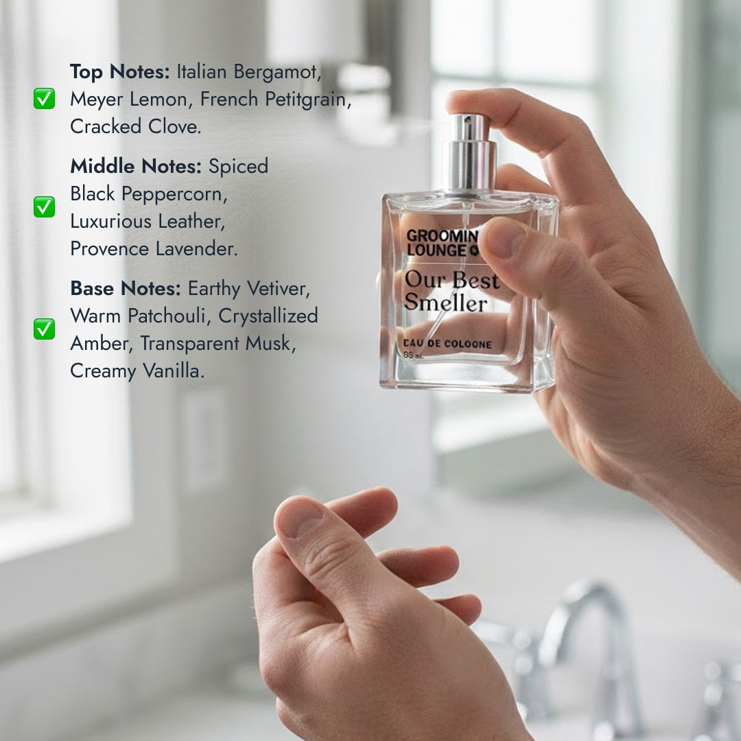 Men's Cologne Black Pepper Scent | Grooming Lounge Best Smeller EDT