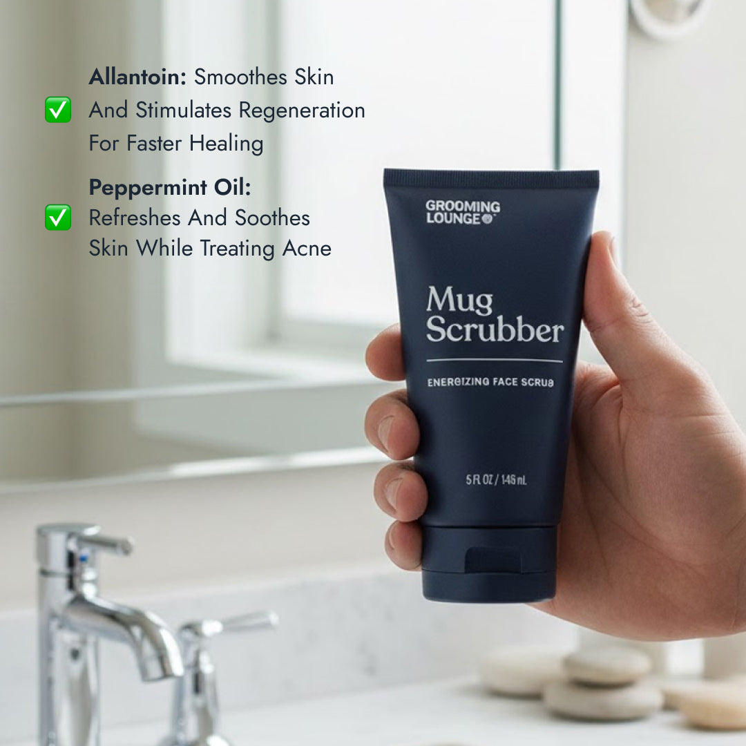 Grooming Lounge Mug Scrubber - Best Skin Scrub For Men