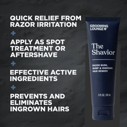 Grooming Lounge The Shavior - Solution For Razor Burn, Bumps & Ingrown Hairs