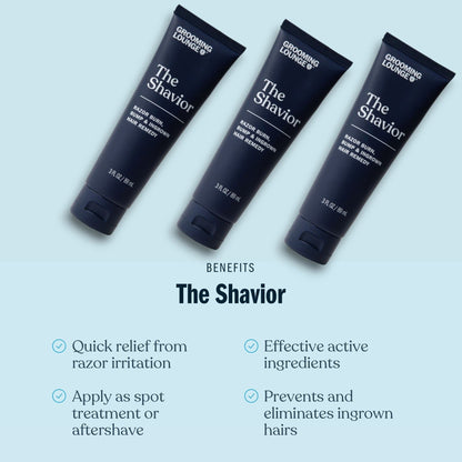 Grooming Lounge The Shavior - Solution For Razor Burn, Bumps & Ingrown Hairs