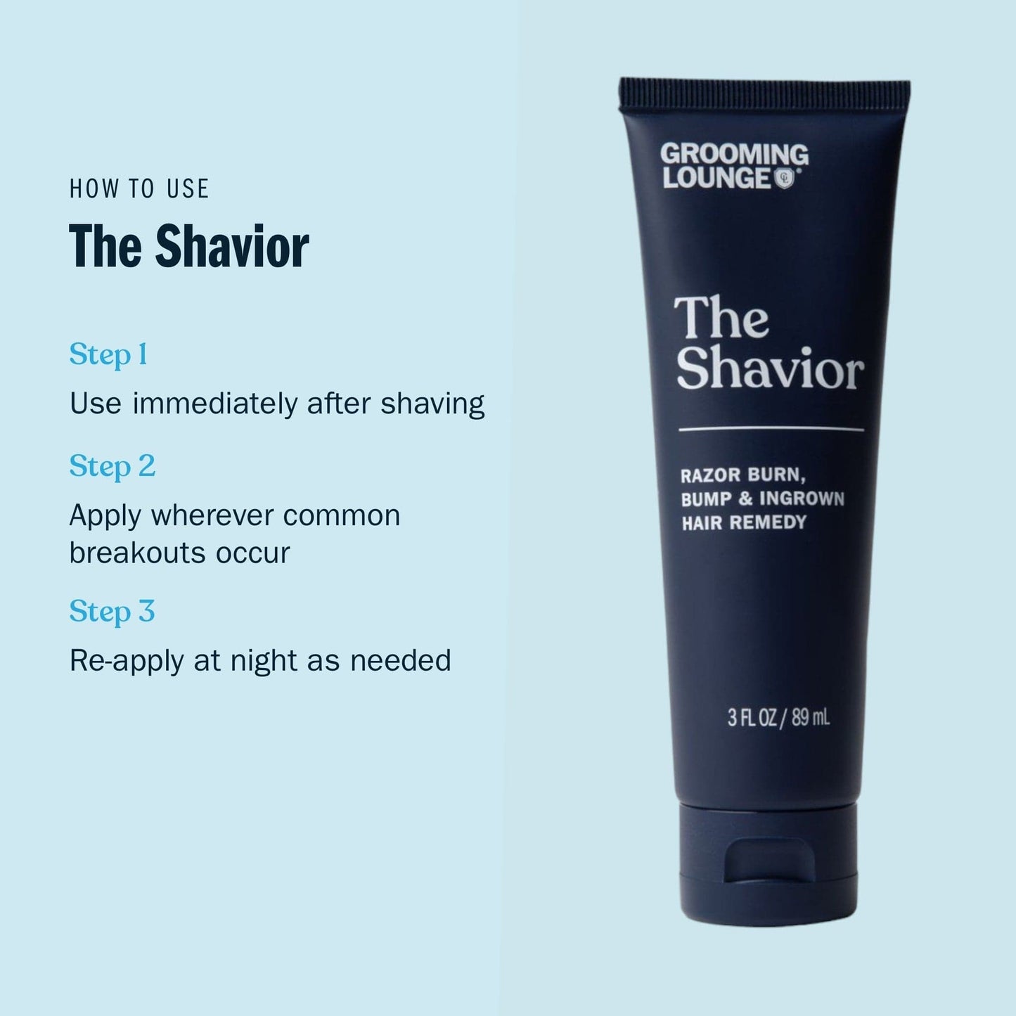 Grooming Lounge The Shavior - Solution For Razor Burn, Bumps & Ingrown Hairs