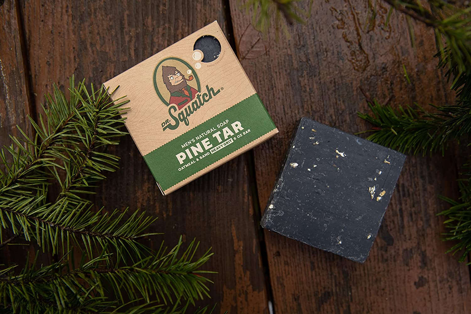 Dr. Squatch Pine Tar Bar Soap - Grooming Lounge