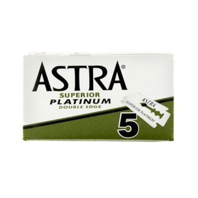 Astra Superior Platinum Double-Edged Safety Blades -- 5 Blade Pack