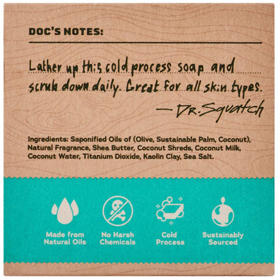 Dr. Squatch Coconut Castaway Men's Natural Soap Review