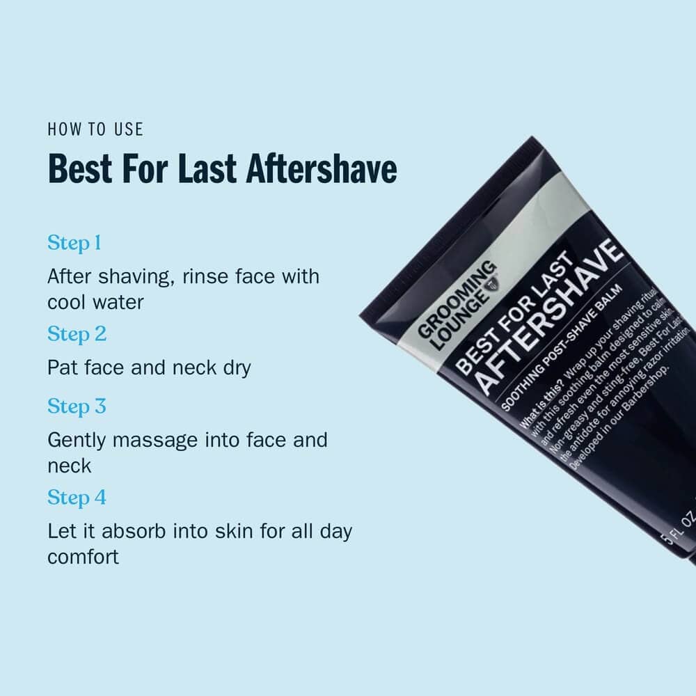 Grooming Lounge Best For Last Aftershave - Best Post Shave Lotion For Men