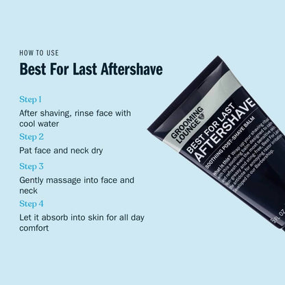 Grooming Lounge Best For Last Aftershave - Best Post Shave Lotion For Men