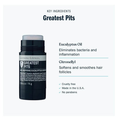 Grooming Lounge Greatest Pits Deodorant