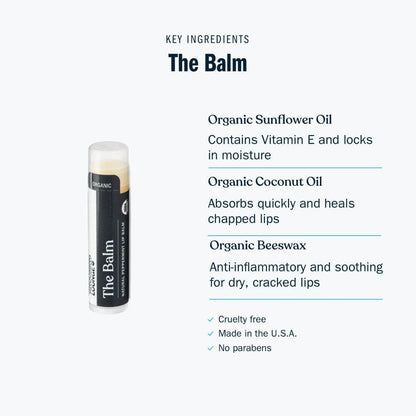 Grooming Lounge The Balm - Organic Lip Balm For Men