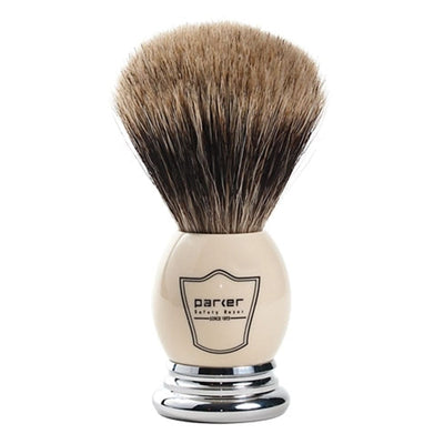 Parker Deluxe Pure Badger Shaving Brush